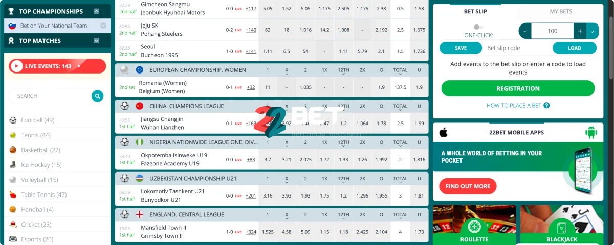 22Bet Zabavna platforma 22Bet Zabavna platforma